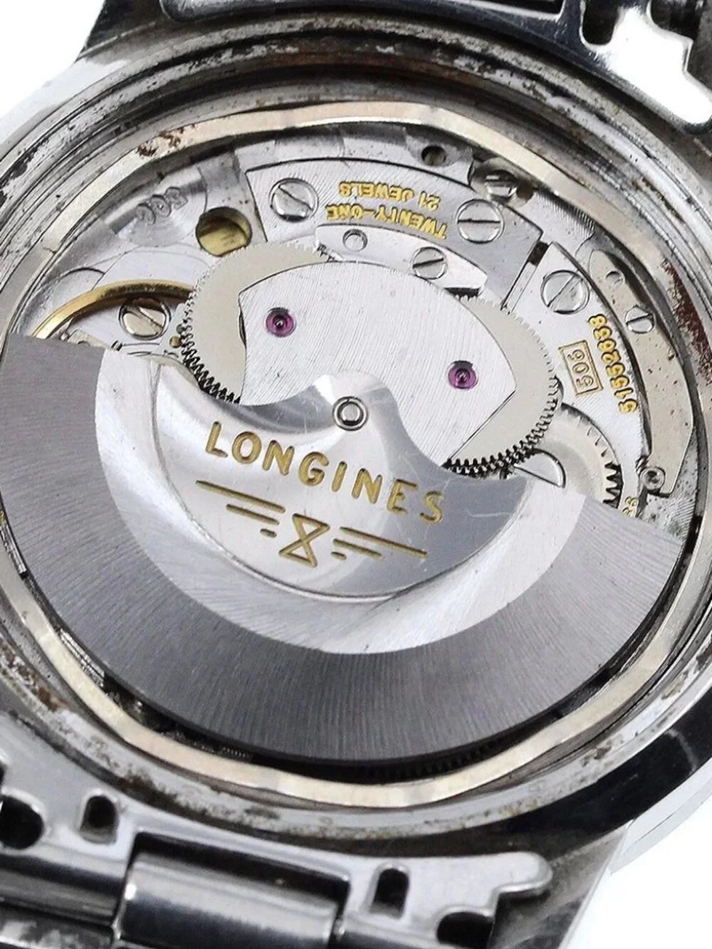 LONGINES 1501 Cal.506 Date Silver Dial Automatic Men's Watch_966592